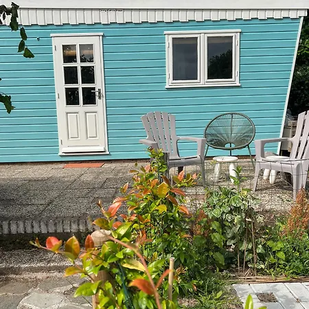 Boshuisjes Veluwe Olijfje Met Omheinde Tuin Alpesi faház *