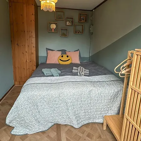 Boshuisjes Veluwe Olijfje Met Omheinde Tuin Putten